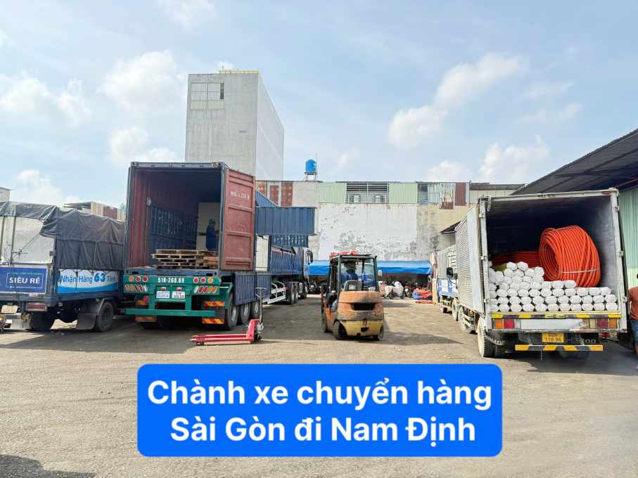 Chành xe chuyển hàng Sài Gòn đi Nam Định