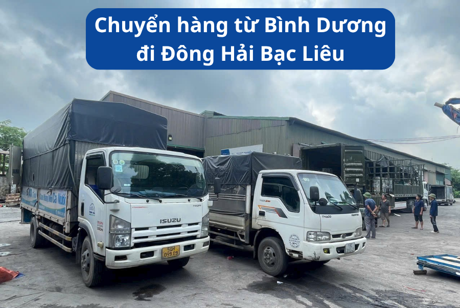 Chuyển hàng từ Bình Dương đi Đông Hải Bạc Liêu
