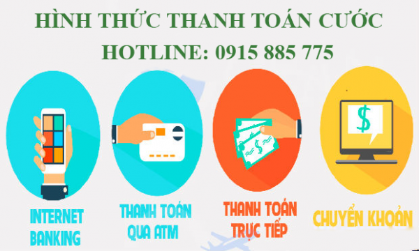 Hình thức thanh toán cước Hà Nội Long An