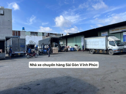 Nhà xe chuyển hàng Sài Gòn Vĩnh Phúc