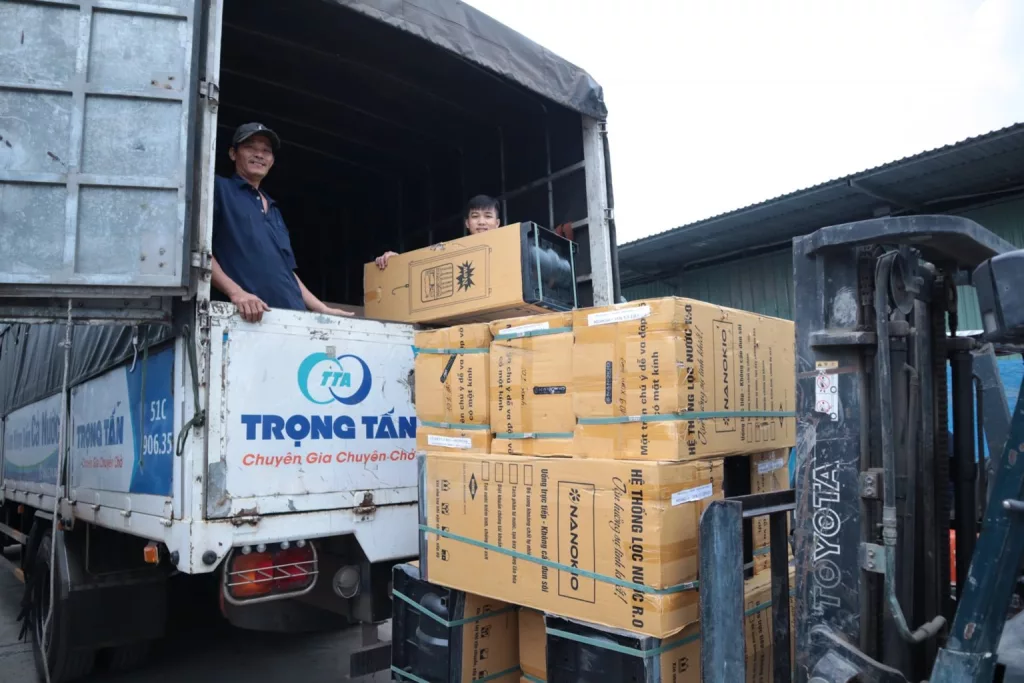 Chành xe vận chuyển hàng hóa đi KRông Ana