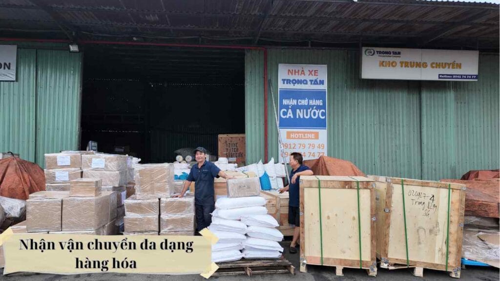 Các loại hàng hóa nhận chở đi Mỹ Lộc