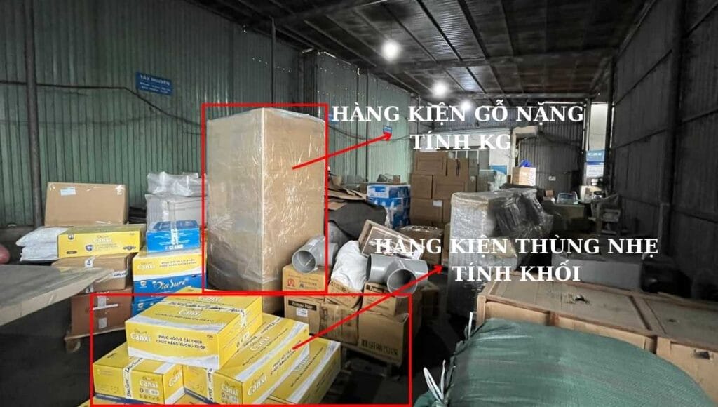 PHÂN BIỆT HÀNG TÍNH KG VÀ KHỐI