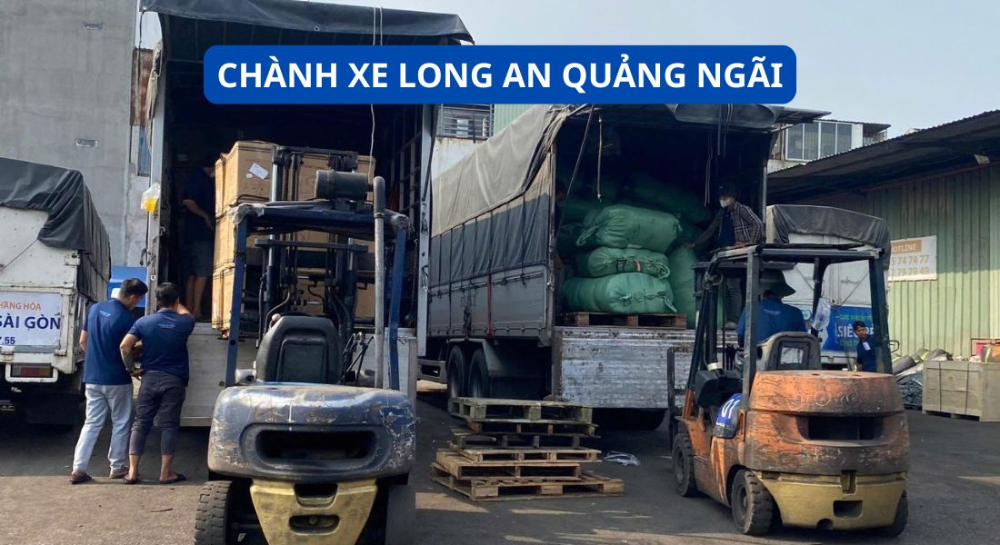 Chành xe Long An chuyển hàng Quảng Ngãi
