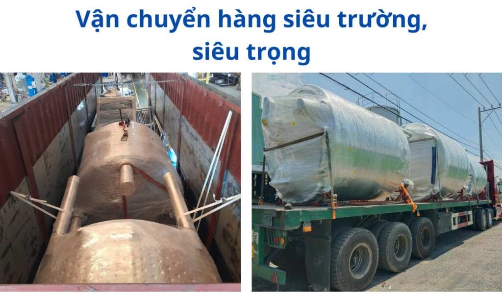 Vận chuyển hàng siêu trường, siêu trọng Sài Gòn đi TP Vinh