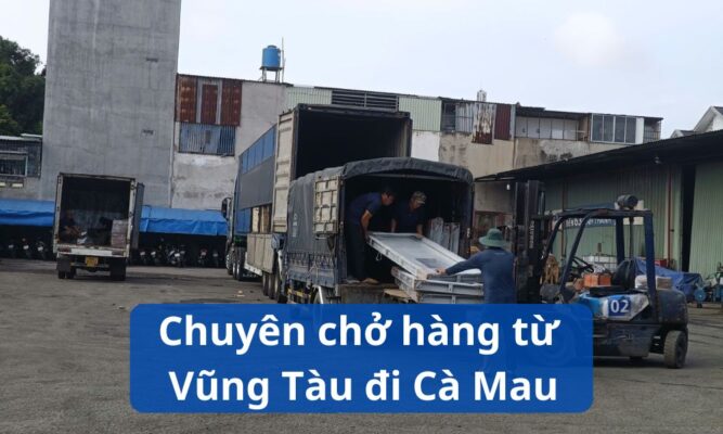 Chuyên chở hàng từ Vũng Tàu đi Cà Mau