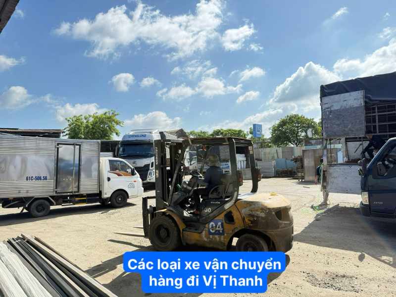 các loại xe vận chuyển hàng đi Vị Thanh