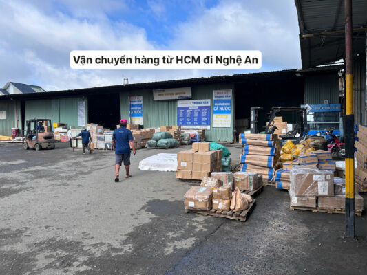 Vận chuyển hàng từ HCM đi Nghệ An