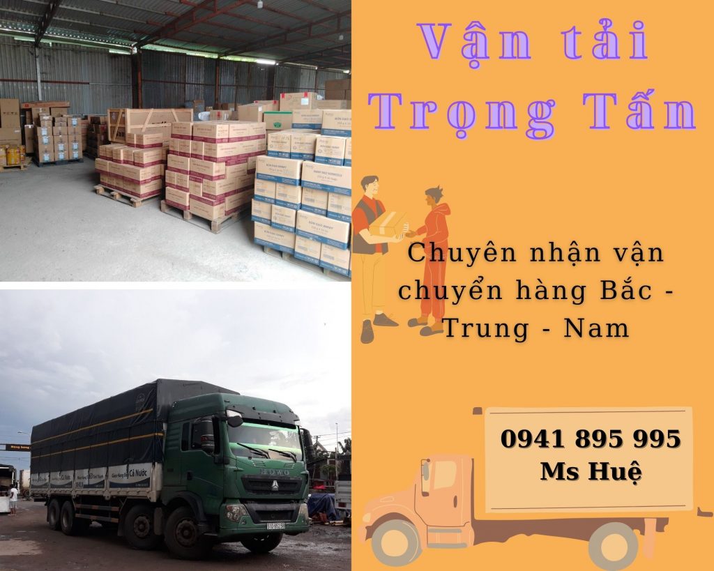 Chành xe chở hàng Bình Dương - Nghệ An