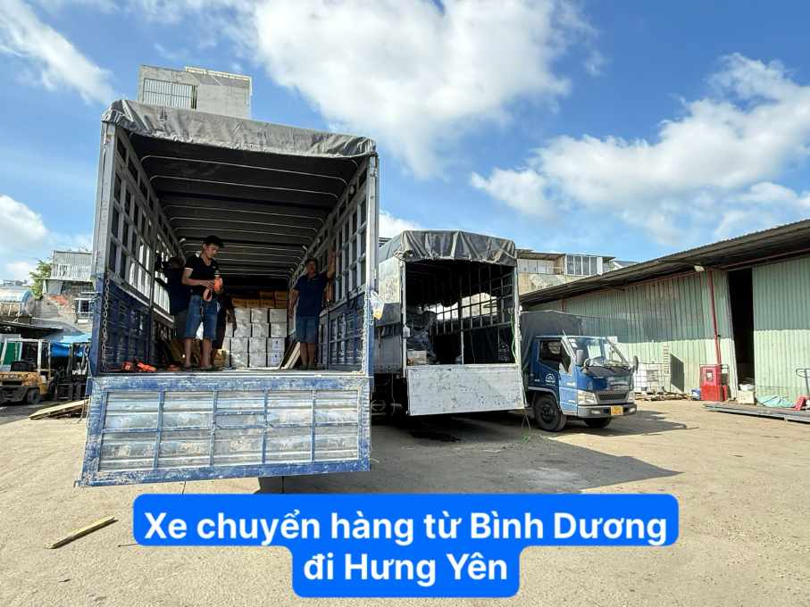 xe chuyển hàng từ Bình Dương đi Hưng Yên