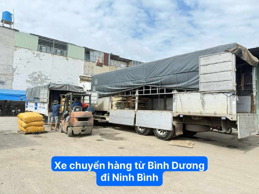 Xe chuyển hàng BÌnh Dương đi Ninh Bình