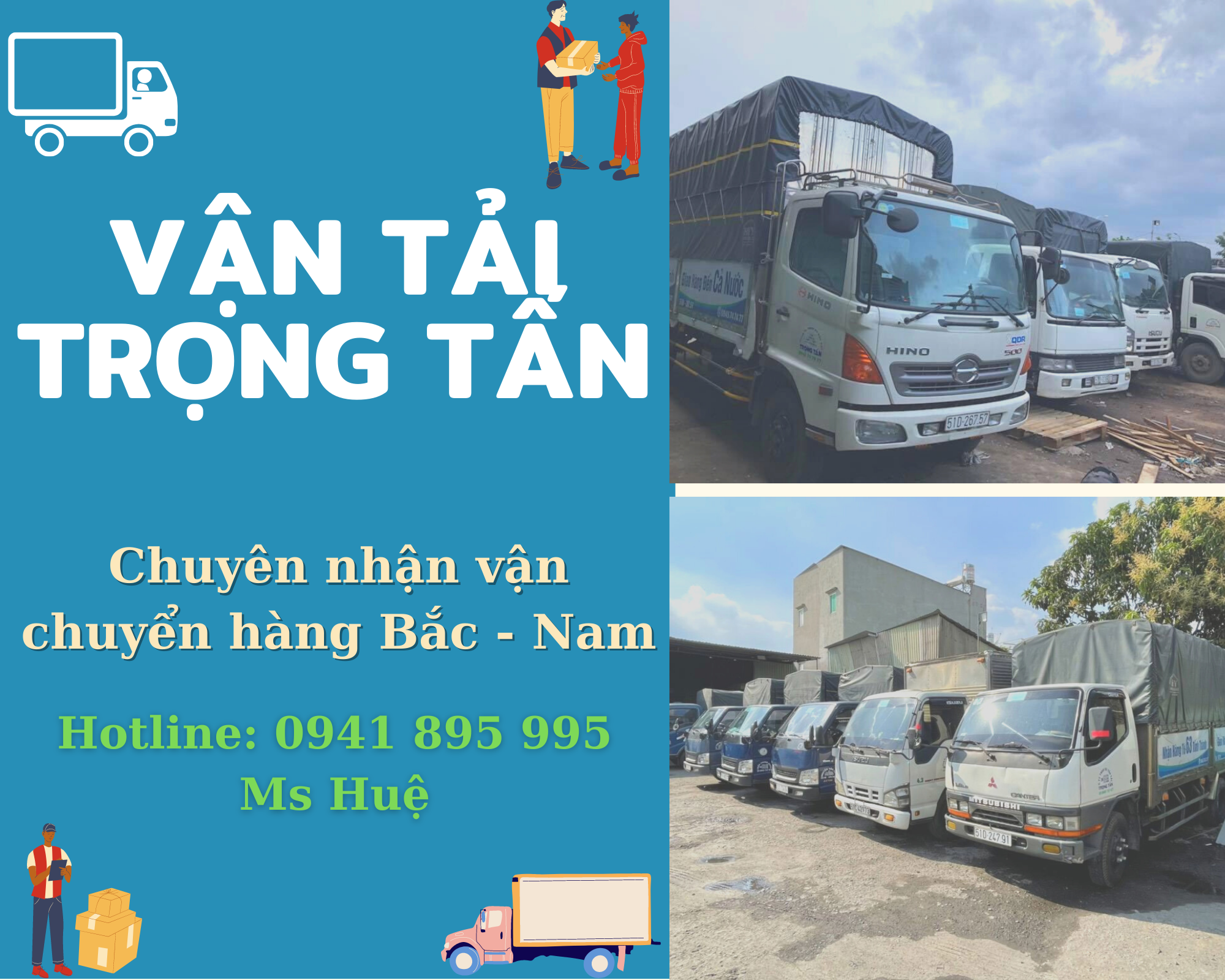 Thuê xe chuyển hàng Sài Gòn - Hải Phòng