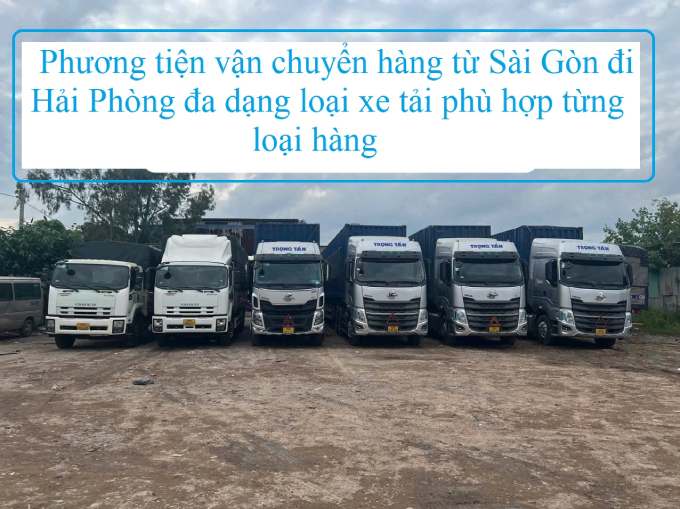 Chành xe Sài Gòn – Hải Phòng