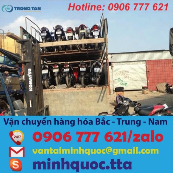 Vận chuyển xe máy bắc nam