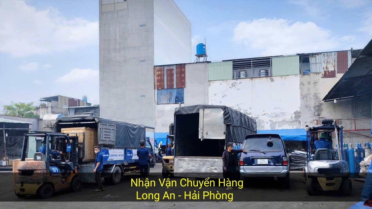 Nhận vận chuyển hàng Long An đi Hải Phòng