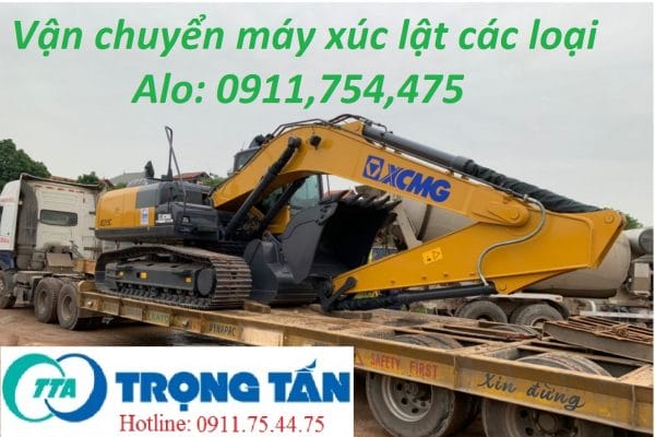 Vận chuyển máy xúc lật Komatsu