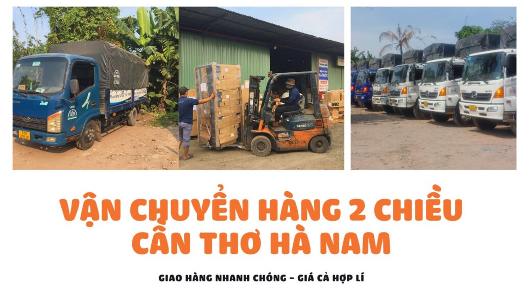 Vận chuyển hàng 2 chiều Cần Thơ Hà Nam.