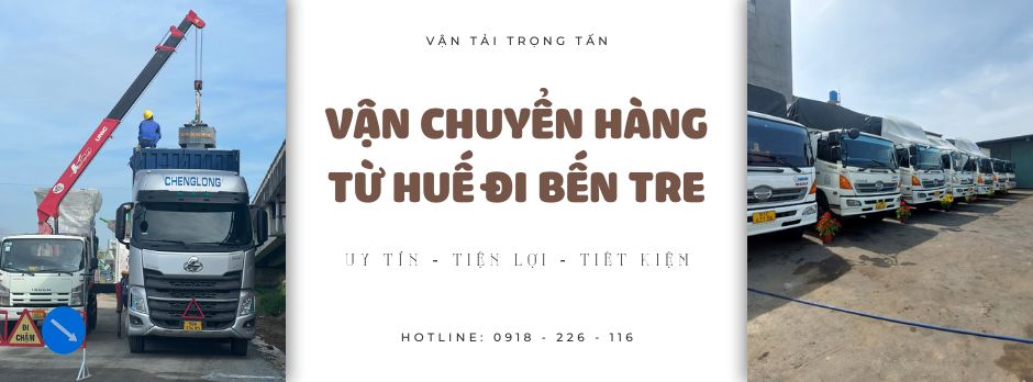 Vận chuyển hàng từ Huế đi Bến Tre.