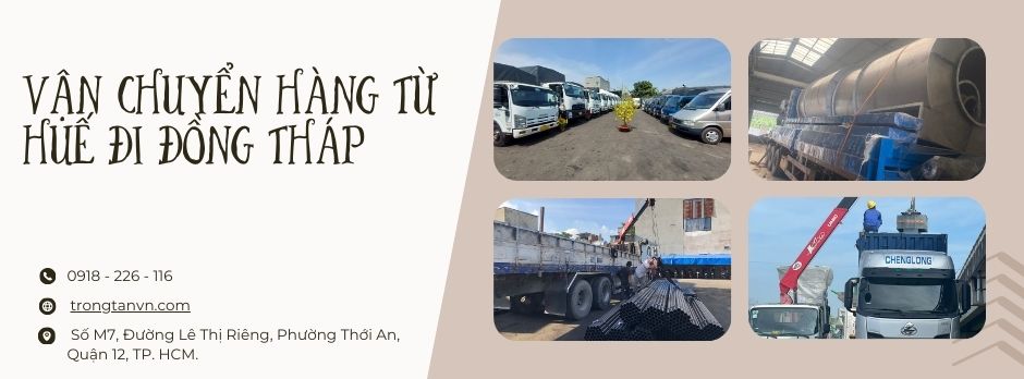 Vận chuyển hàng từ Huế đi Đồng Tháp.