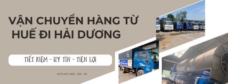 Vận chuyển hàng từ Huế đi Hải Dương.