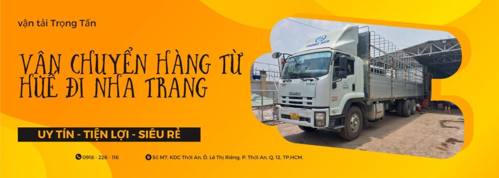 Vận chuyển hàng từ Huế đi Nha Trang