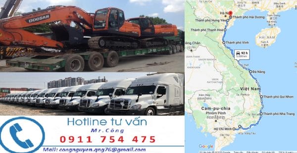 Lộ trình vận chuyển hàng hóa từ Sài Gòn đi Hải Dương