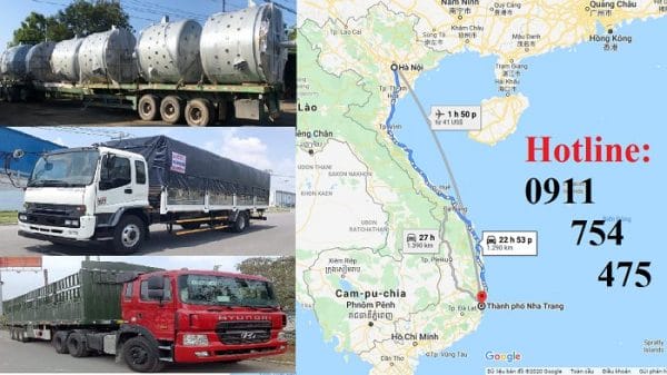 Vận chuyển hàng hóa Hà Nội vào Nha Trang