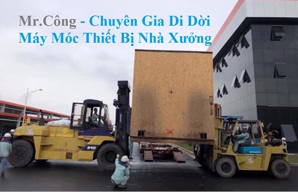Di dời máy móc thiết bị nhà xưởng
