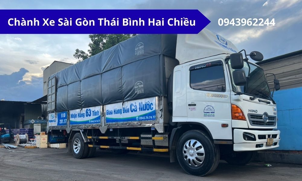 Chành xe Sài Gòn Thái Bình hai chiều