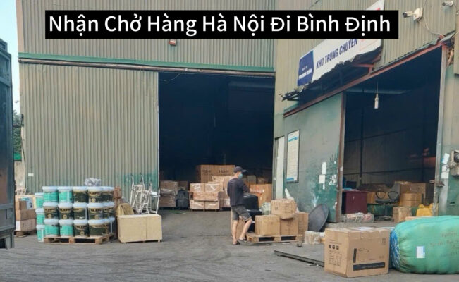 Xe tải nhận chở hàng Hà Nội đi Bình Định