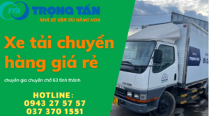 Xe tải chuyển hàng giá rẻ