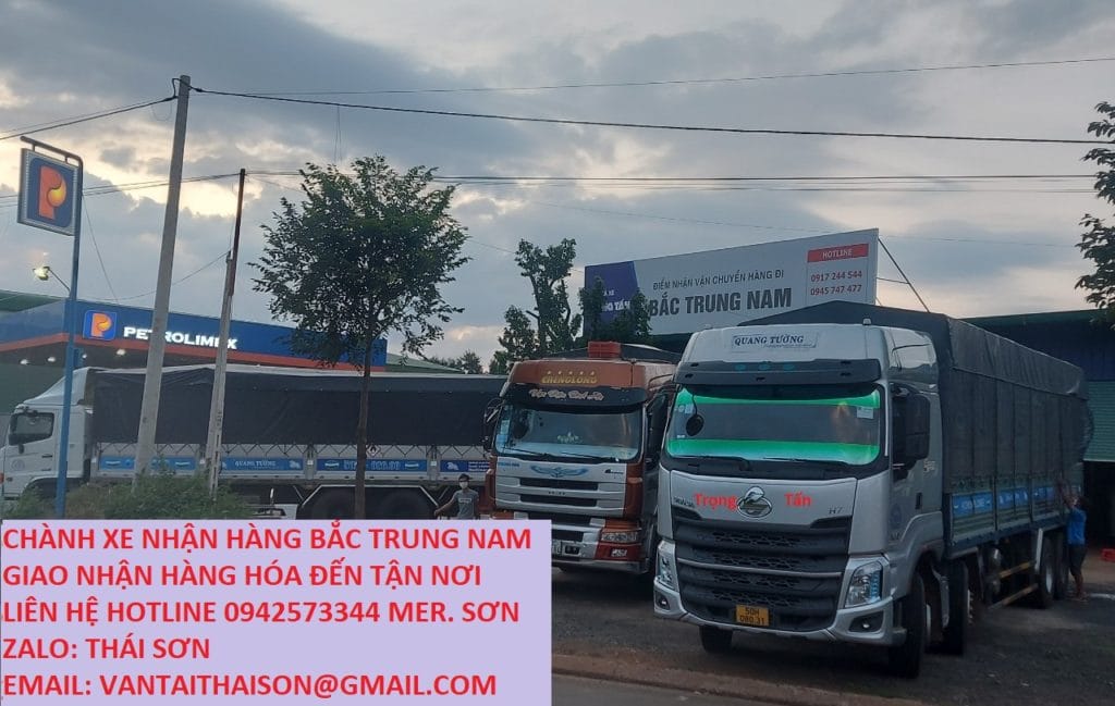 Nhà xe Trọng Tấn nhận chuyển hàng Sài Gòn đi Hòa Bình