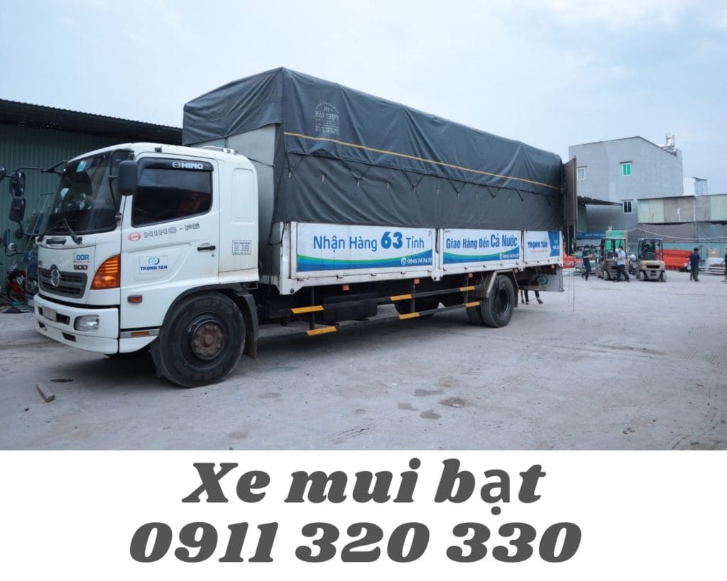 Xe mui bạt đi Bình Định