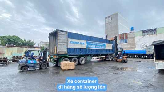 Xe thùng container 