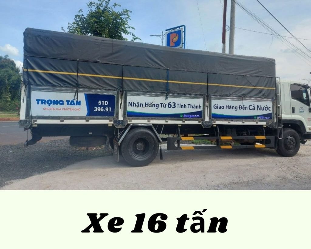 Xe 16 tấn đi Cần Thơ