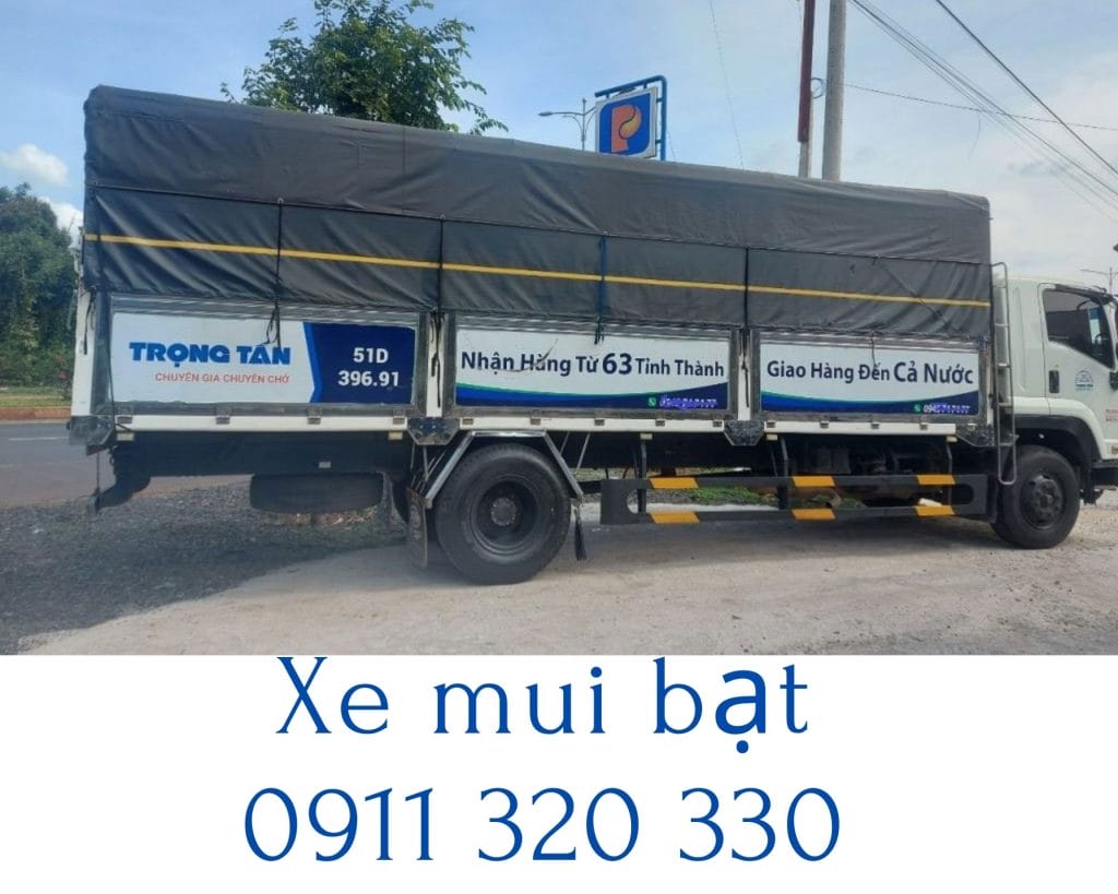 Xe mui bạt đi Nha Trang