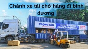 Chành xe tải chở hàng đi bình dương