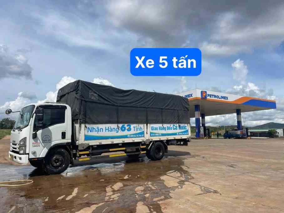 Thuê xe tải giao hàng đi An Giang xe 5 tấn