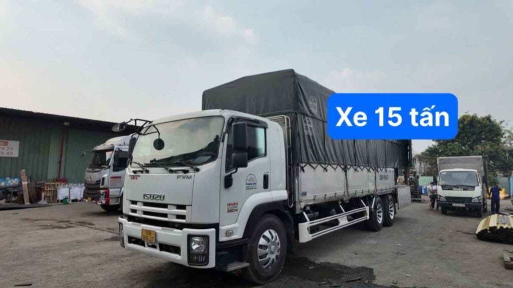 Thuê xe tải giao hàng đi An Giang xe 15 tấn