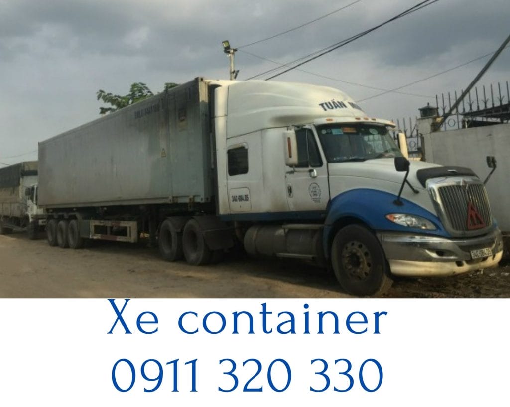 Xe container đi Quảng Bình