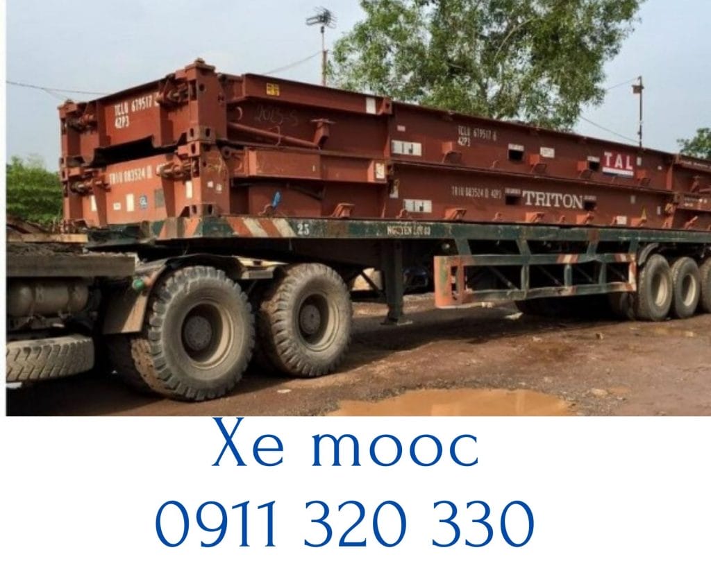 Xe mooc cho hàng sắt thép