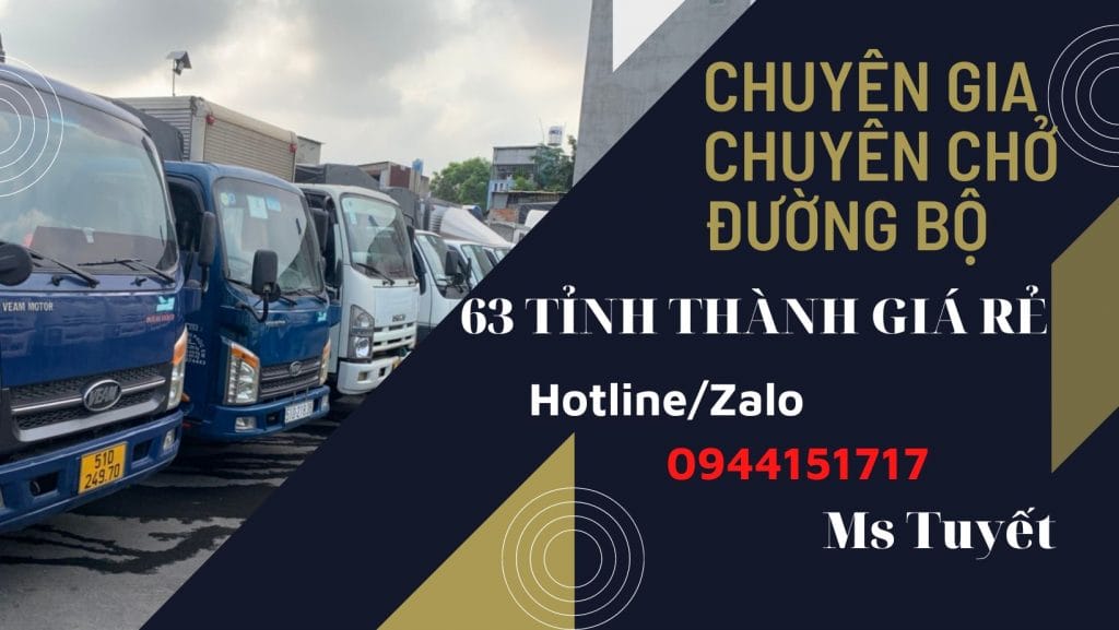 Vận chuyển hàng từ Bạc Liêu đi Trà Vinh