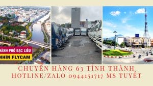Vận chuyển hàng từ bạc liêu đi tây ninh
