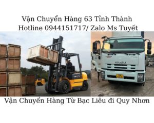 Vận Chuyển Hàng Từ Bạc Liêu đi Quy Nhơn