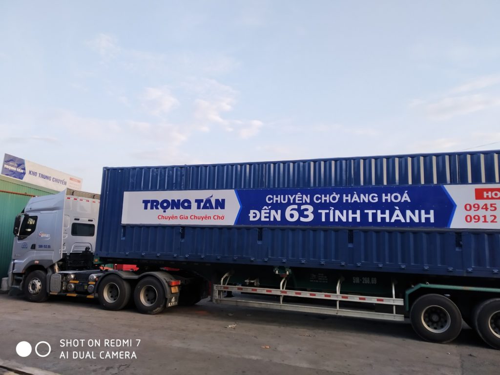 xe container công ty vận tải trọng tấn