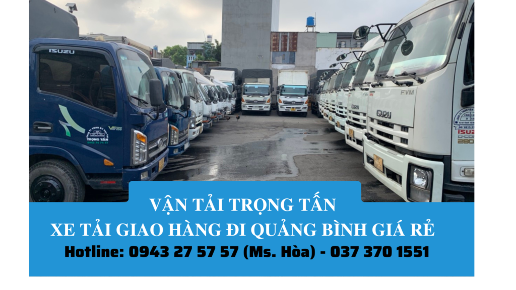 Xe tải giao hàng đi Quảng Bình giá rẻ