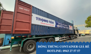 Đóng thùng Container giá rẻ