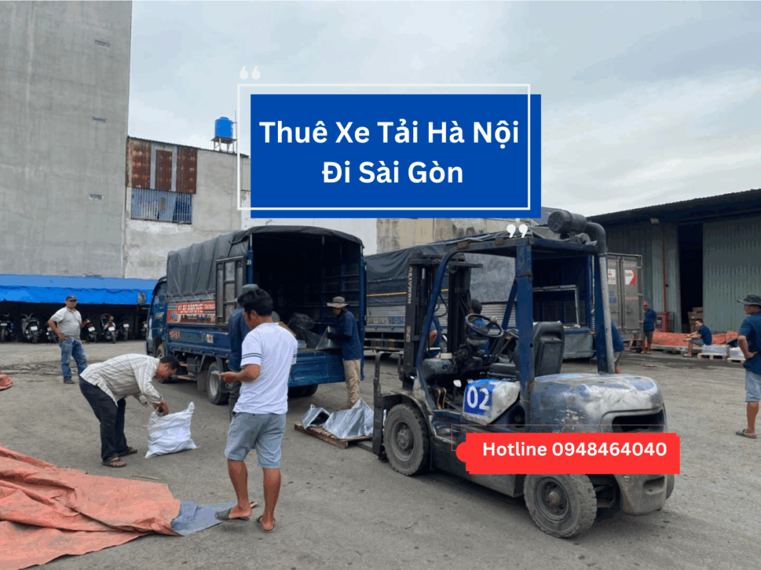 thuê xe tài hà nội đi sài gòn