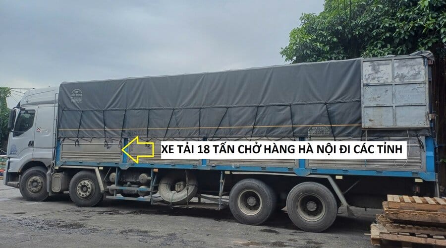 Xe tải 18 tấn chở hàng Hà Nội đi các tỉnh