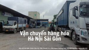 Vận chuyển hàng hóa hà nội sài gòn